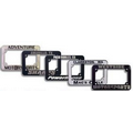 Motorcycle Plasti-Chrome Imported License Plate Frame